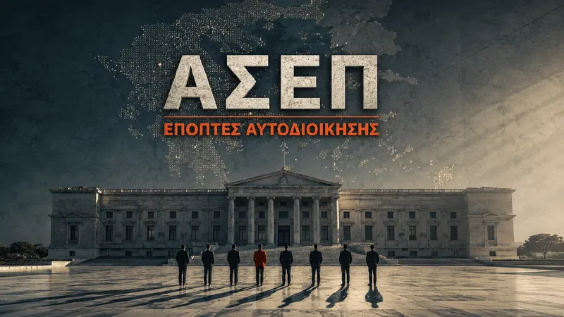  Επόπτες για την Αυτοδιοίκηση - ΑΣΕΠ 1ΓΕΠ/2026 - Οκτώ θέσεις.