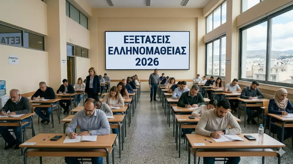 Εξετάσεις ελληνομάθειας 2026 για πολίτες τρίτων χωρών