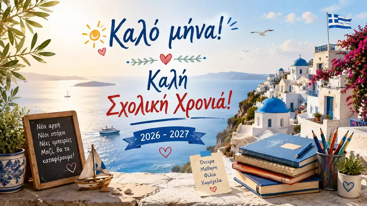 Καλή σχολική χρονιά 2026-2017